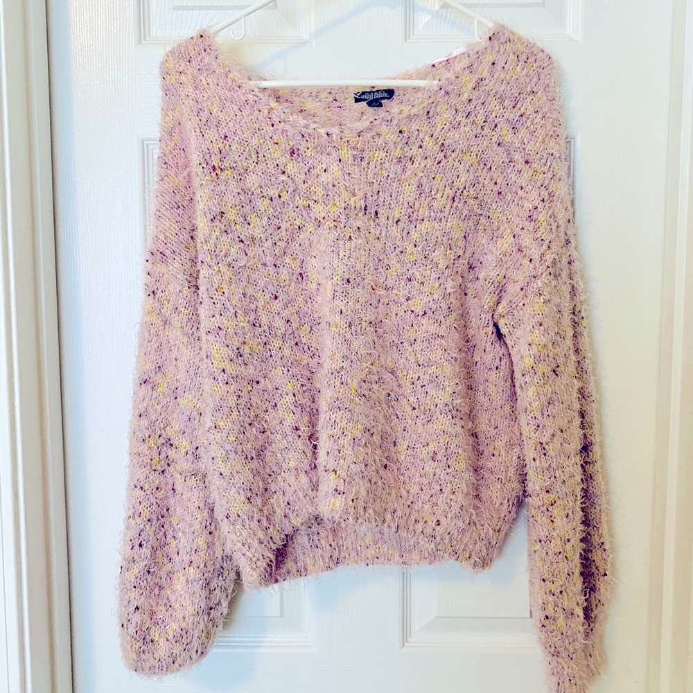 Comfy pink sweater